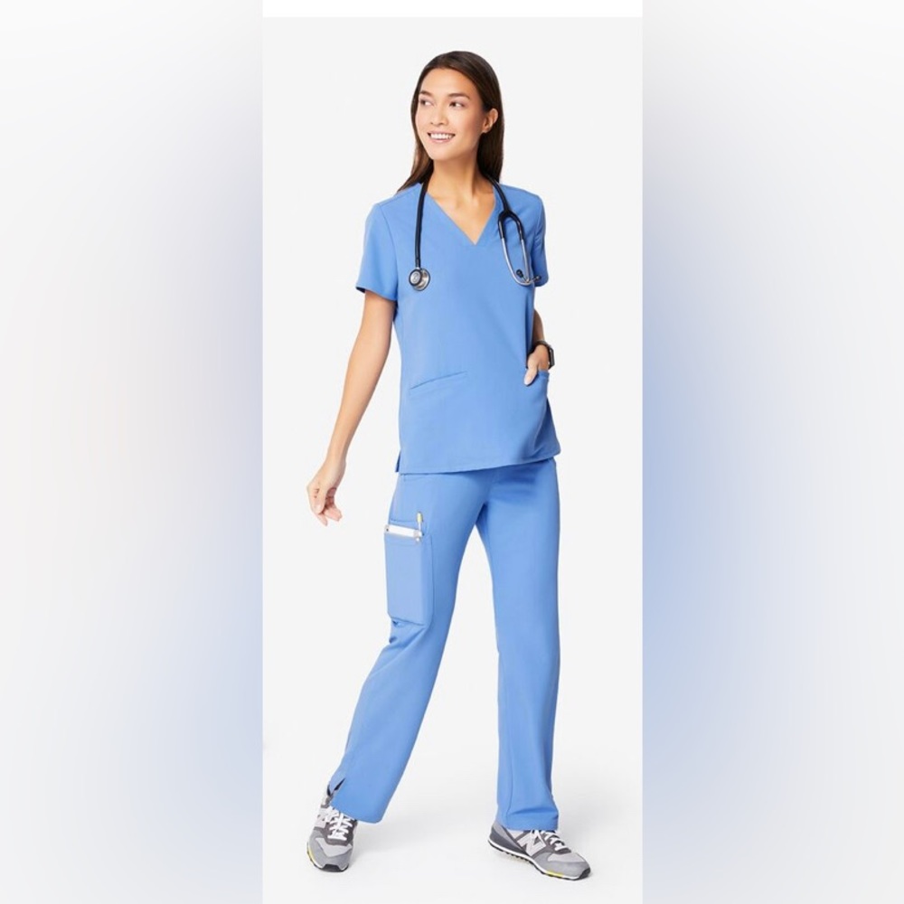 Figs Casma 3-Pocket Scrub Top and Kade Cargo Scrub Pants